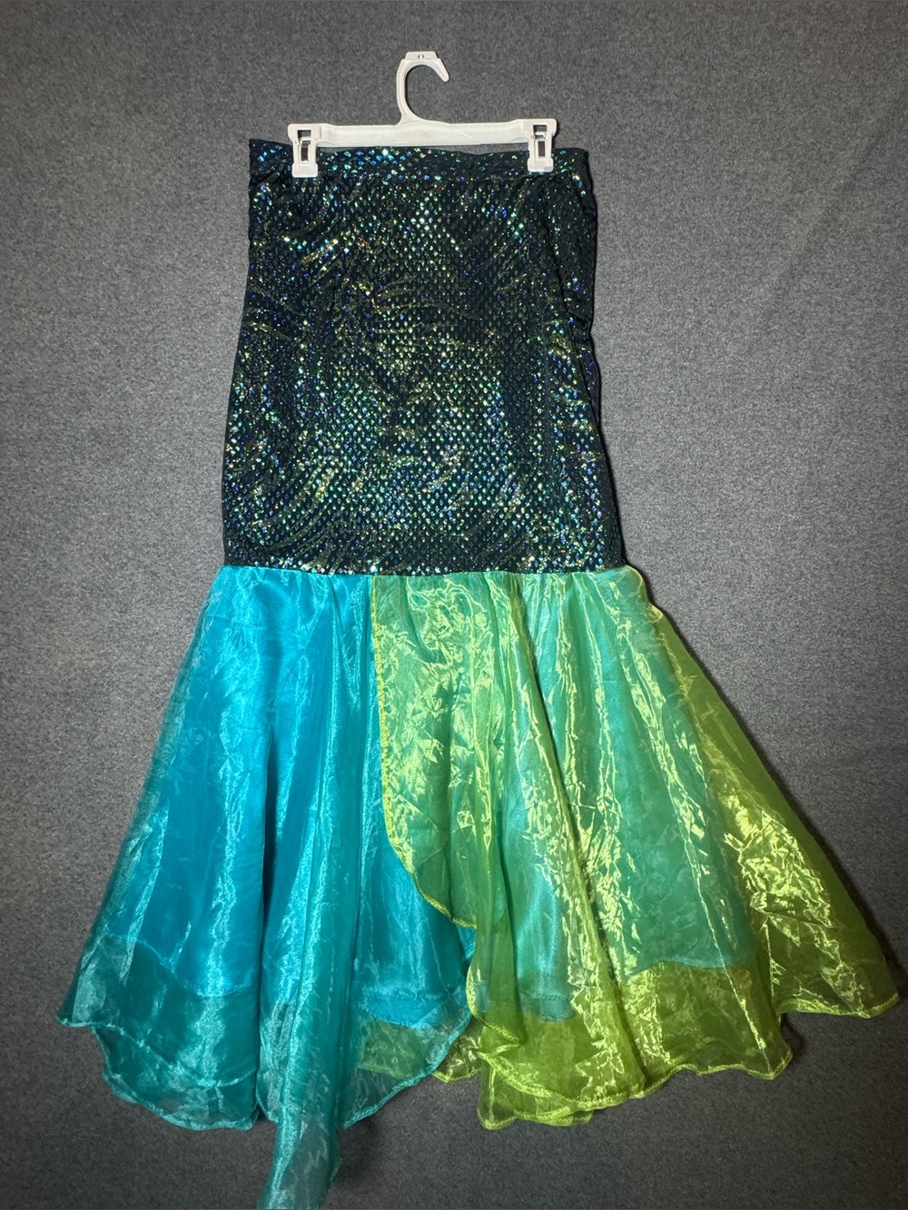 Handmade Iridescent Mermaid Costume Skirt